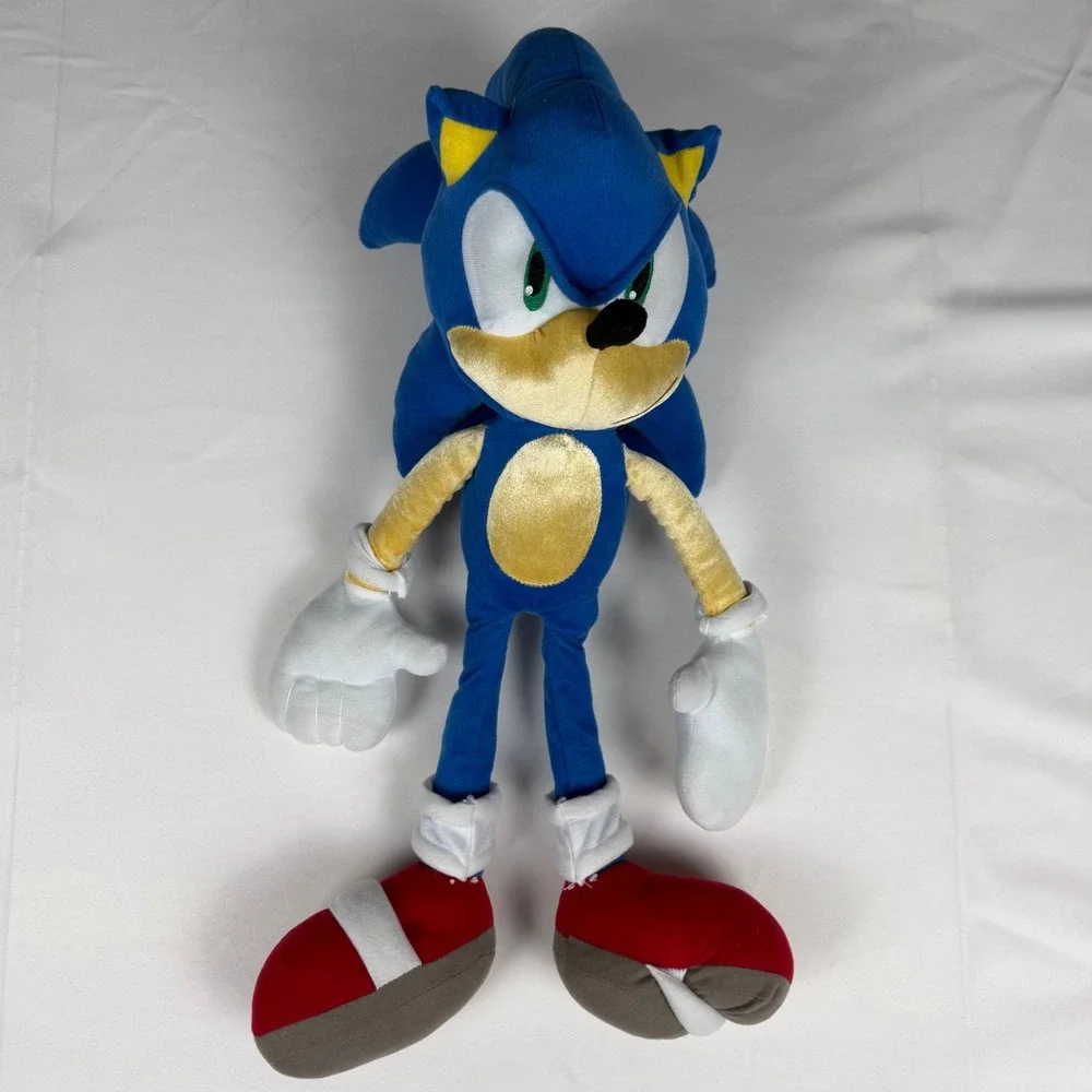 Sega Sonic the Hedgehog Large 24 Inch Plush‎ Stuffed Toy Blue Video Game Figure